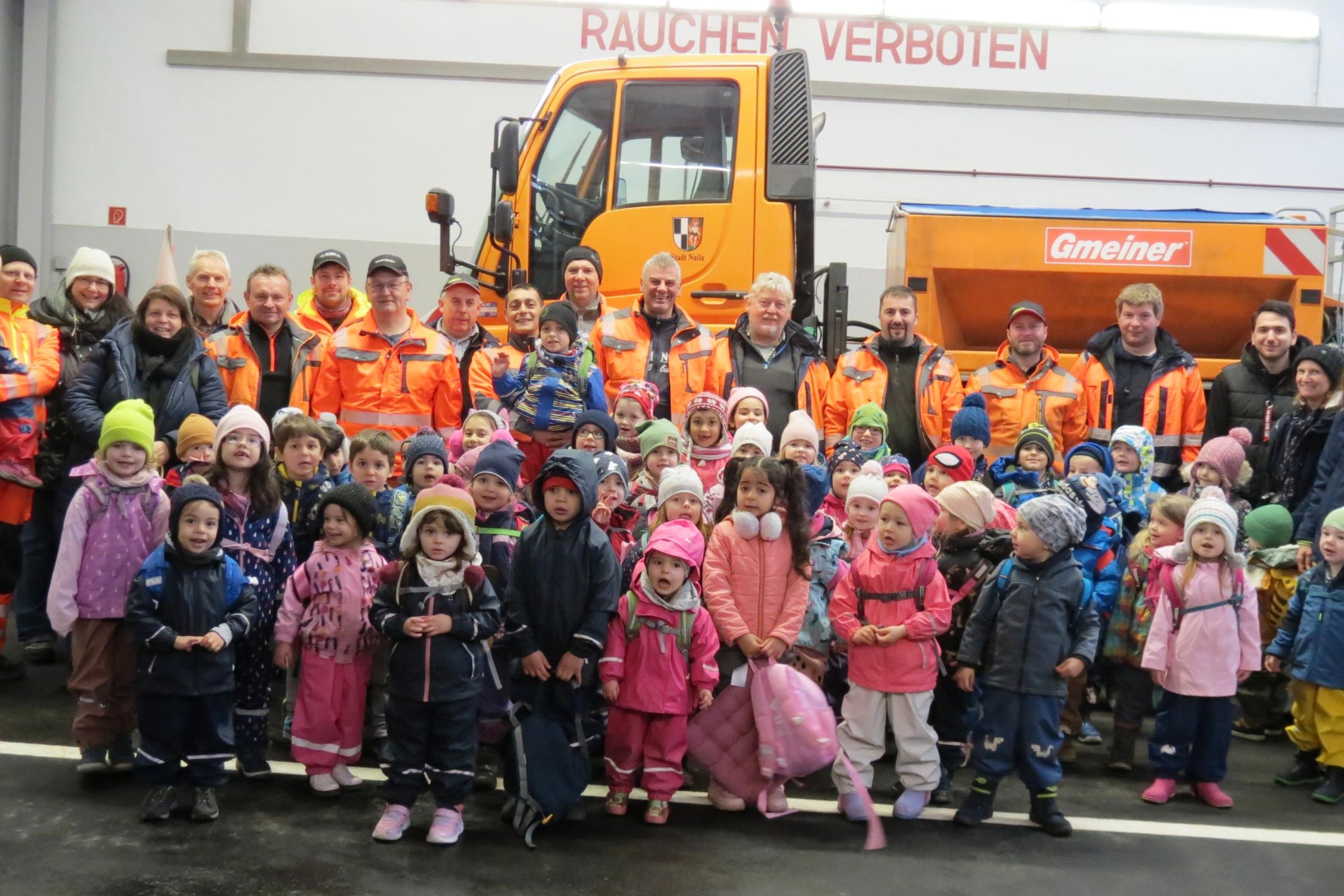 Besuch des städtischen Bauhofes Naila